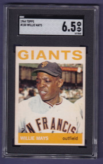 1964 Topps #150 Willie Mays SGC 6.5
