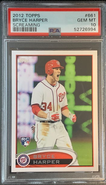 2012 Topps Bryce Harper Rookie #661 Screaming PSA 10 GEM-MT