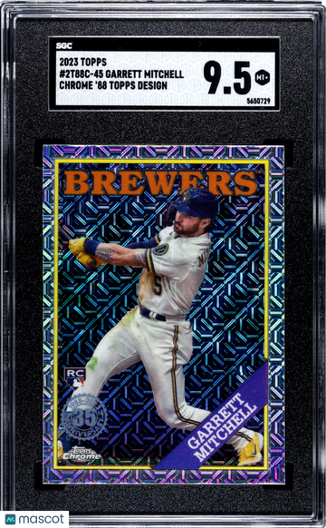2023 Topps Garrett Mitchell #2T88C-45 CHR. '88 SGC 9.5