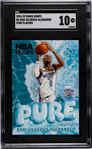 2024-25 Panini Hoops #6 Shai Gilgeous-Alexander Pure Players SGC 10