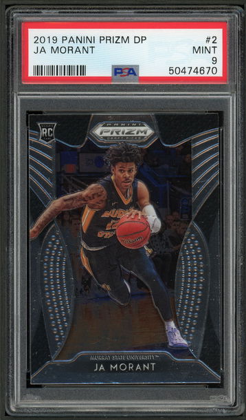 2019 Panini Prizm Draft Picks #2 Ja Morant PSA 9