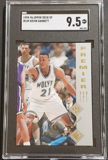 1995-96 Upper Deck SP #159 Kevin Garnett RC SGC 9.5