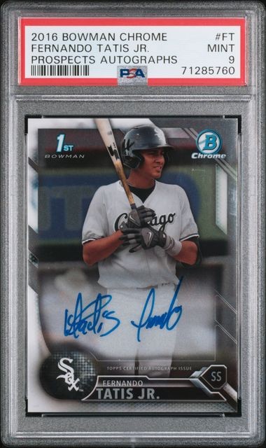 2016 BOWMAN CHROME FERNANDO TATIS JR. PROSPECT AUTOGRAPH   First Bowman #CPAFT