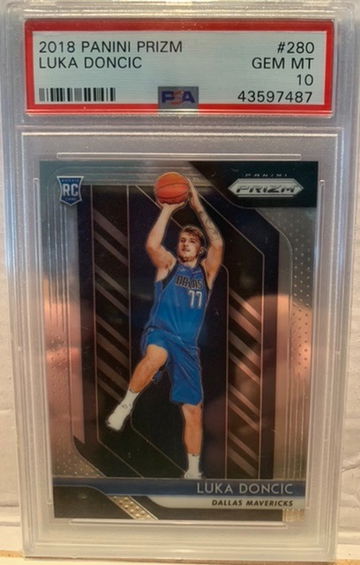 2018 Prizm Luka Doncic PSA 10