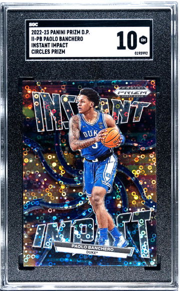 2022-23 Panini Prizm Draft Picks #II-PB Paolo Banchero Instant Impact Circles Prizm SGC 10