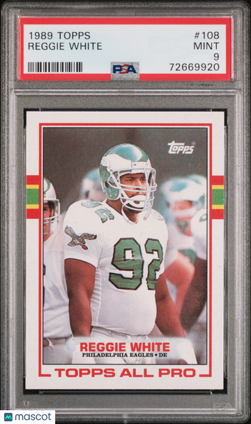 1989 Topps Reggie White #108 PSA 9