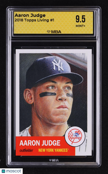 2018 Topps Living Aaron Judge #1 MBA 9.5