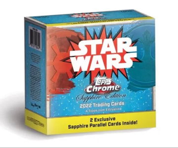 Star Wars Topps Chrome Sapphire Box IN HAND
