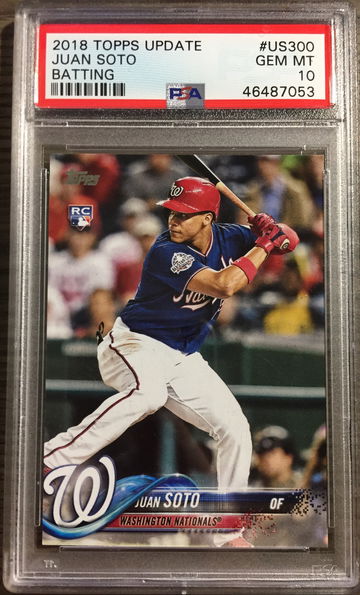 Juan Soto 2018 Topps Update US300 PSA 10