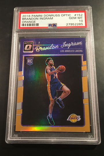 Brandon Ingram Optic Orange Rookie /199 PSA 10 (Pop 40)