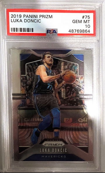 Luka Doncic 2019 Panini Prizm Base PSA 10