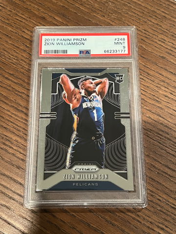 PSA 9 Panini Prizm Zion Williamson Rookie #248