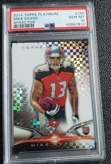 2014 Topps Platinum Mike Evans Xfractor PSA 10