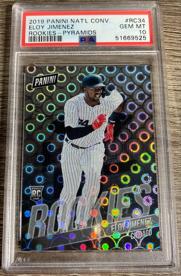 2019 Panini Eloy Jimenez National Convention Rookies Pyramid /10 PSA 10 POP 1