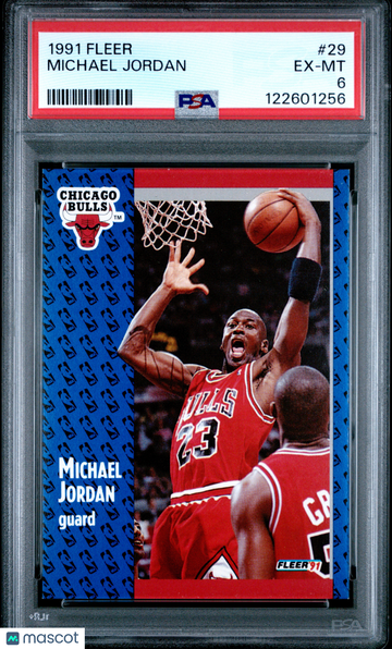 1991 Fleer Michael Jordan #29 PSA 6