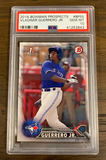 VLADI GUERRERO JR. 2016 Bowman 1st Prospects #BP55 PSA 10 GEM MINT