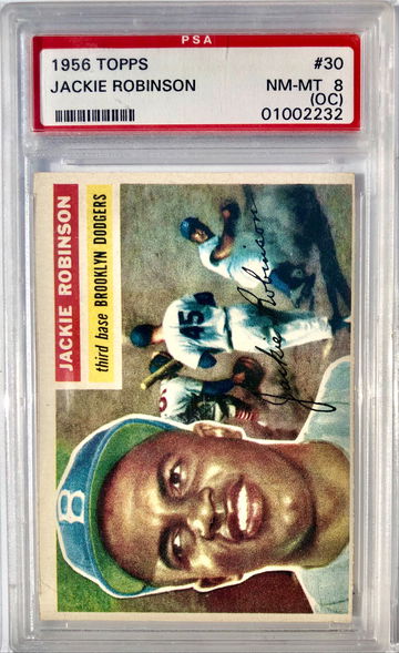 1956 Topps Jackie Robinson PSA 8 (OC)
