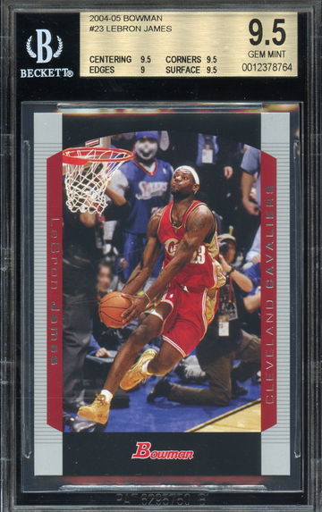 2004 Bowman #23 LeBron James BGS 9.5 Gem Mint