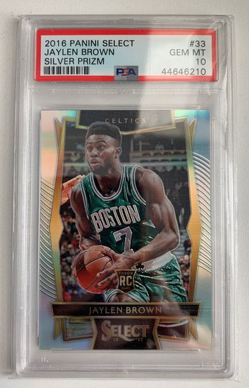 Jaylen Brown 2016 Panini Select Silver RC PSA 10