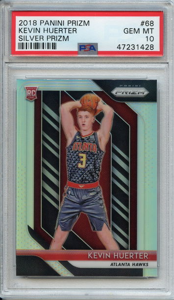 Kevin Huerter Silver Prizm PSA 10 NEP