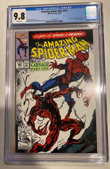 Amazing Spider-Man #361 CGC 9.8 - 1st Print - 1st Carnage