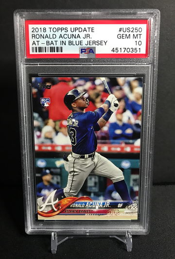 2018 Topps Update Ronald Acuna - PSA 10