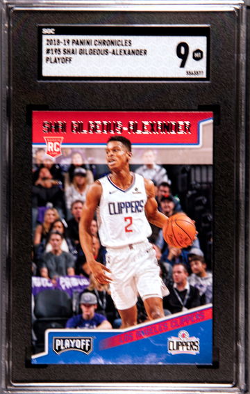 2018 Panini Chronicles Playoff #195 Shai Gilgeous-Alexander SGC 9