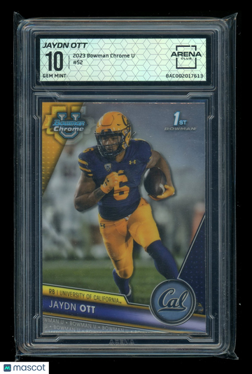 2023 Bowman Chrome U Jaydn Ott #52 Arena Club 10