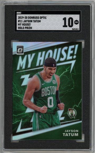 2019 Donruss Optic Jayson Tatum Holo Prizm
