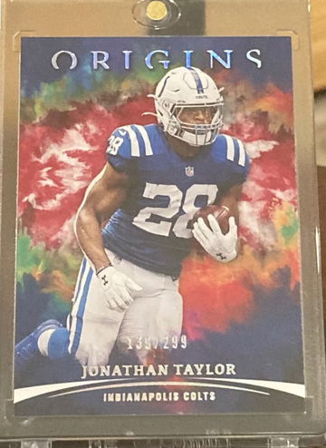2021 Panini Origins Red 139/299 Jonathan Taylor #43