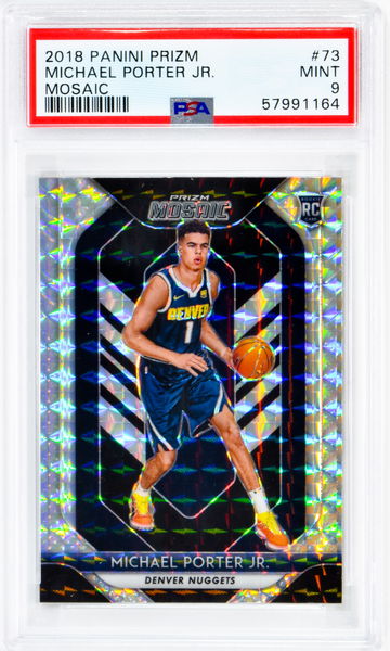 2018 Michael Porter Jr. Panini Prizm Mosaic #73 PSA 9