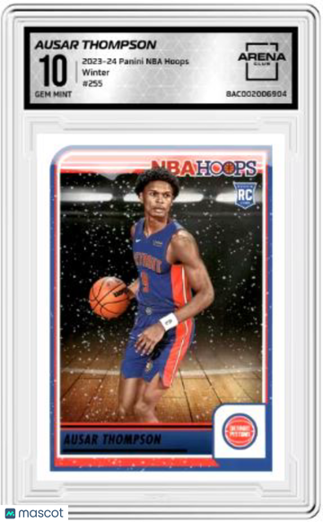2023-24 Panini NBA Hoops Ausar Thompson #255 Arena Club 10