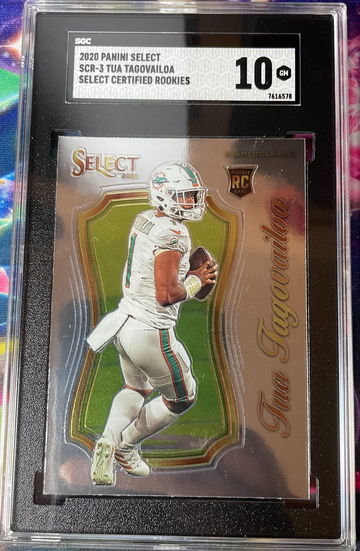 2020 Panini Select SCR-3 Tua Tagovailoa Select Certified Rookies SGC 10