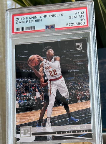 2019 Panini Chronicles Cam Reddish RC PSA 10 Gem Mint #132 Rookie Card 🔥📈