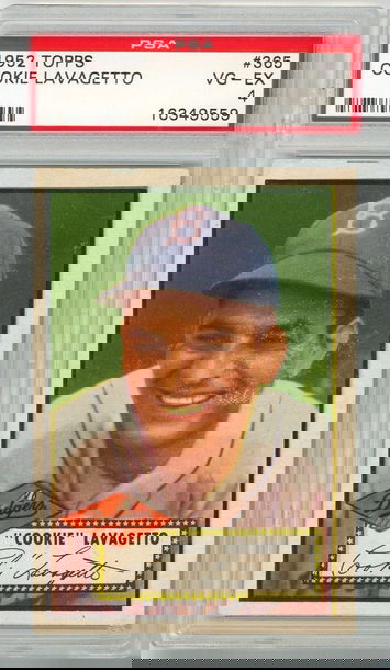 1952 Topps Cookie Lavagetto #365 PSA 4 P1349