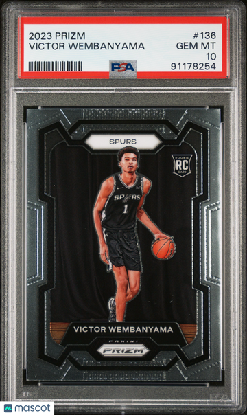 2023 Panini Prizm Victor Wembanyama #136 PSA 10