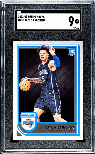 2022-23 Panini Hoops #231 Paolo Banchero SGC 9