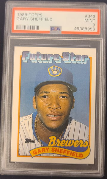 1989 Topps Gary Sheffield Future Star PSA Mint 9