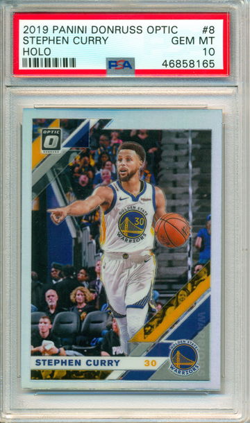 2019 Donruss Optic Stephen Curry Holo PSA 10 
