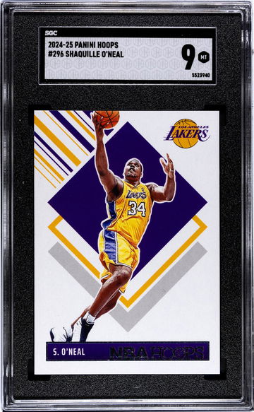 2024-25 Panini Hoops Shaquille O'Neal #296 SGC 9