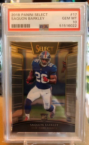 2018 Select Saquon Barkley #17 PSA 10