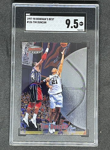 1997-1998 Bowmans Best Tim Duncan 