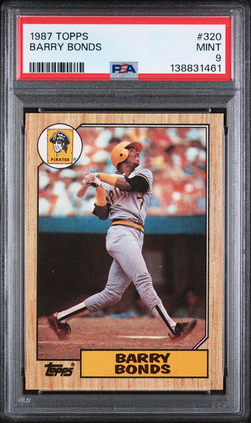 1987 Topps Barry Bonds #320 PSA 9