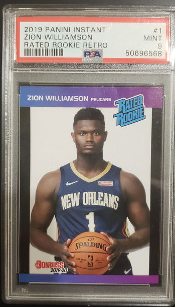 Zion Williamson 2019 Panini instant RR #1