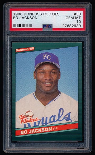 1986 Donruss Rookies Bo Jackson RC