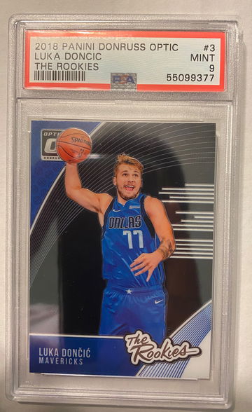 Luka Doncic The rookies PSA 9 