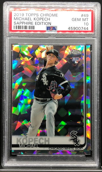 2019 Topps Sapphire Michael Kopech PSA 10