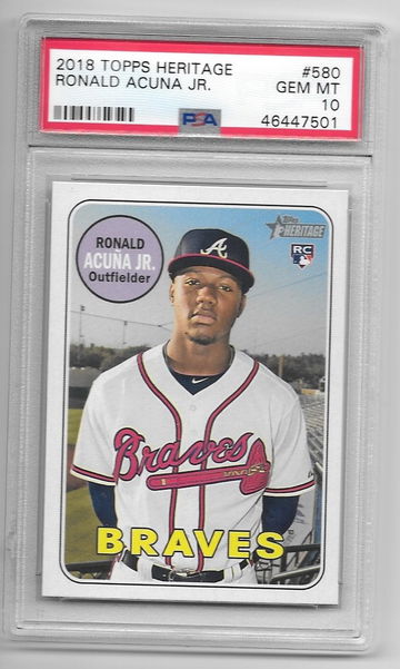 2018 Topps Heritage Ronald Acuna Jr
