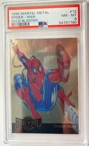 Marvel Metal Spider-Man Gold blaster 