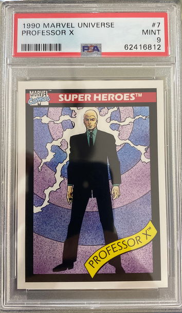 1990 Marvel Universe Professor X #7 PSA 9